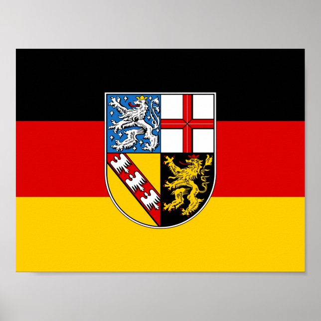 Póster Bandera del Poster Sarre (Frente)