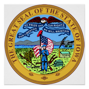 Póster Bandera del símbolo de la república de América del