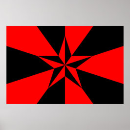 Póster Bandera del socialismo liberal