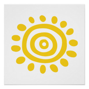 Póster bandera del sol símbolo de Angola signo antiguo 
