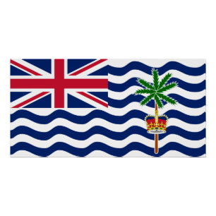 Póster Bandera del Territorio del Océano Índico Británico