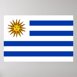 Póster Bandera del Uruguay (Uruguay)