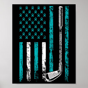 Póster Bandera deportiva estadounidense enfatiza el mes d