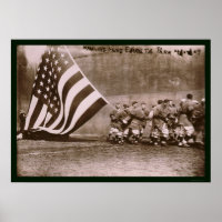 Bandera Ebbets Park Béisbol 1914