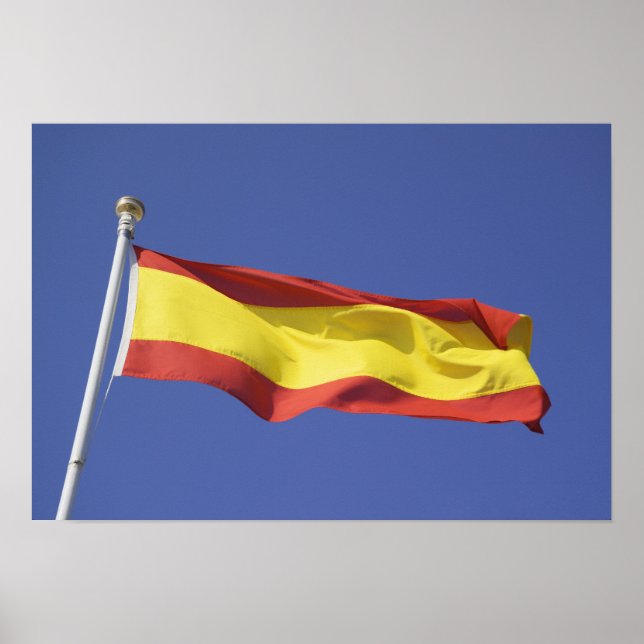 Póster Bandera española RF) (Frente)
