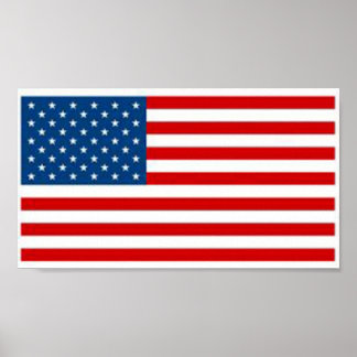 Póster Bandera estadounidense