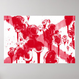 Póster Bandera estatal de Alabama