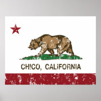 Bandera estatal de California Chico