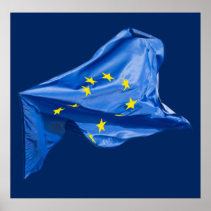 Póster Bandera europea