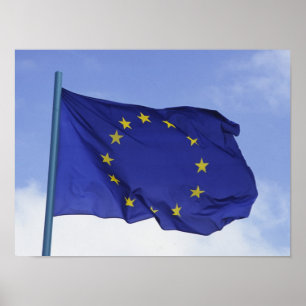 Póster Bandera europea RF)
