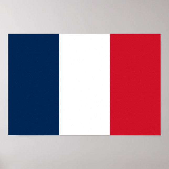 Póster Bandera francesa (Frente)