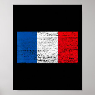 Póster Bandera Francesa Bandera de Francia Viva La Franci