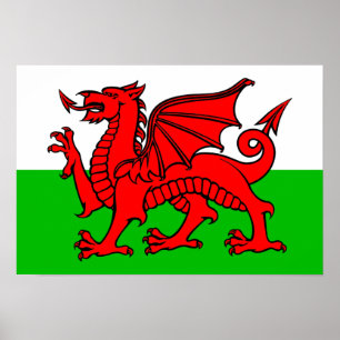 Póster Bandera Galés