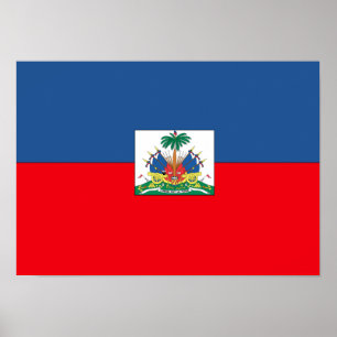 Póster Bandera haitiana