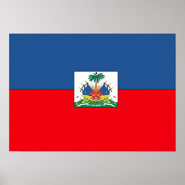 Póster Bandera haitiana (Frente)