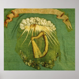 Póster Bandera irlandesa de la brigada