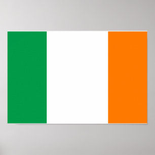 Póster Bandera irlandesa/Día de San Patricio