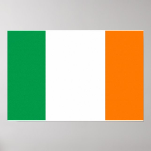 Póster Bandera irlandesa/Día de San Patricio (Frente)