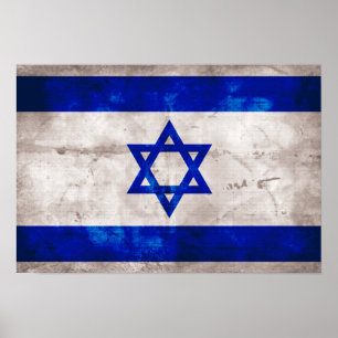 Póster Bandera israelí