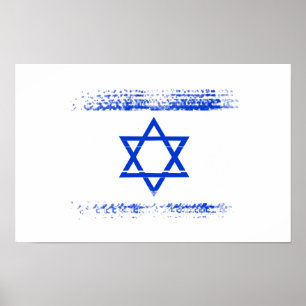 Póster Bandera israelí