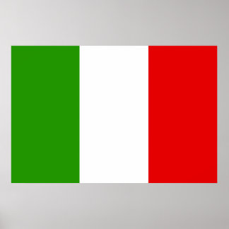 Póster Bandera italiana