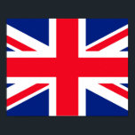 Póster Bandera Jack Union del Reino Unido<br><div class="desc">Bandera Jack Union del Reino Unido</div>