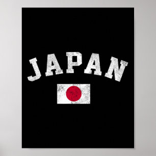 Póster Bandera japonesa Orgullo japonés causa Día de la I