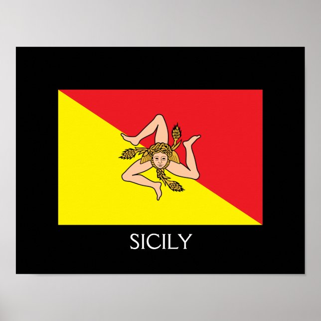 Póster Bandera lateral de 14" x 11", papel Poster de valo (Frente)