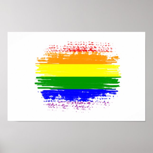 Póster Bandera LGBT (Frente)