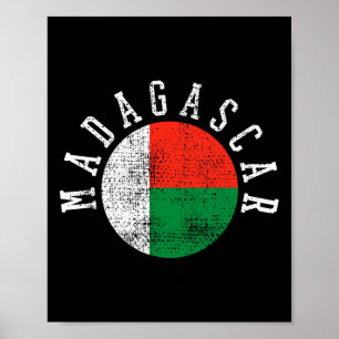 Póster Bandera malgache