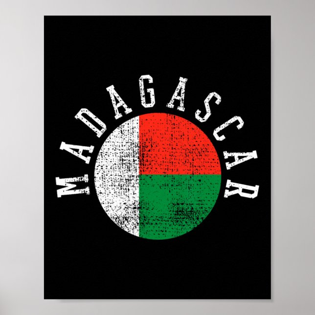 Póster Bandera malgache (Frente)