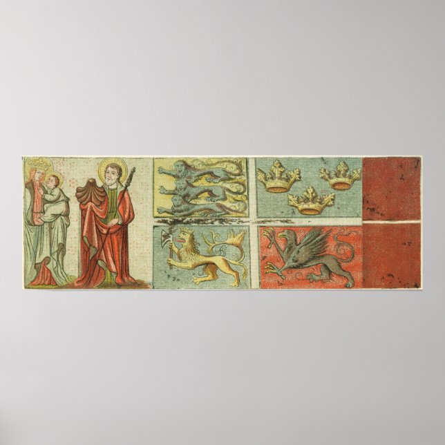 Póster Bandera medieval (Frente)