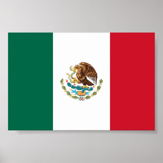 Póster Bandera mexicana - Bandera de México (Frente)