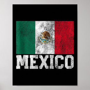 Póster Bandera mexicana Cinco De Mayo Orgullo Nacional C