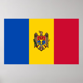 Póster Bandera moldava