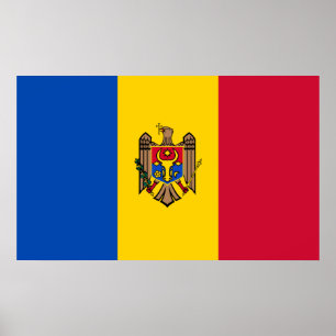 Póster Bandera moldava