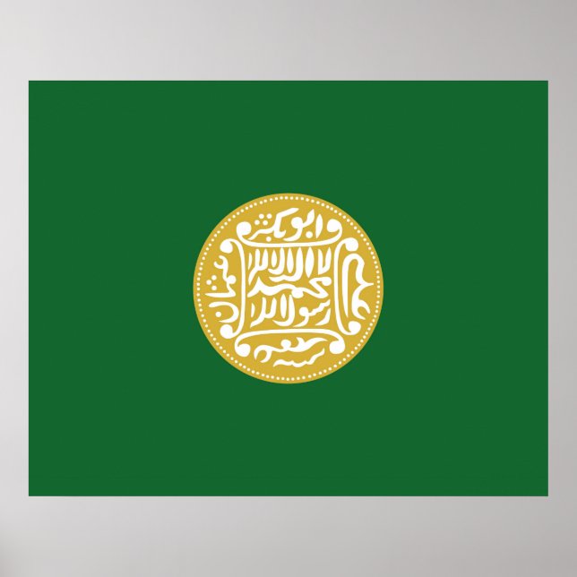 Póster Bandera musulmana rohingya (Frente)