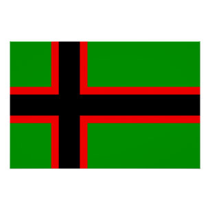 Póster Bandera nacional de Karelia