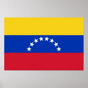 Póster Bandera nacional de Venezuela