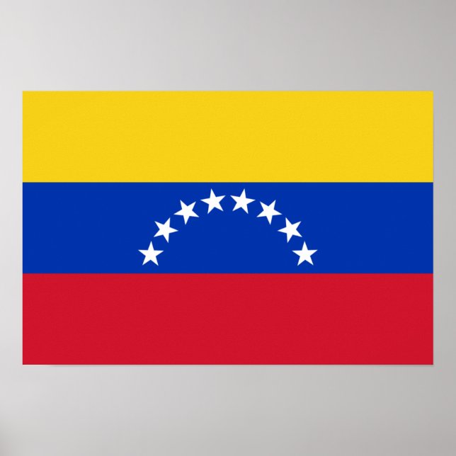 Póster Bandera nacional de Venezuela (Frente)