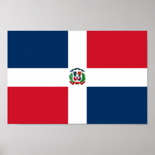 Póster Bandera nacional del mundo de la República