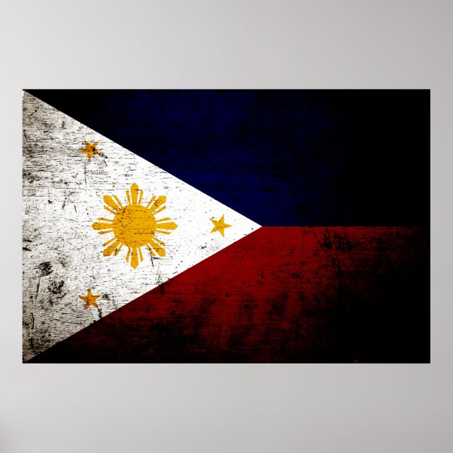 Póster Bandera negra de Filipinas (Frente)
