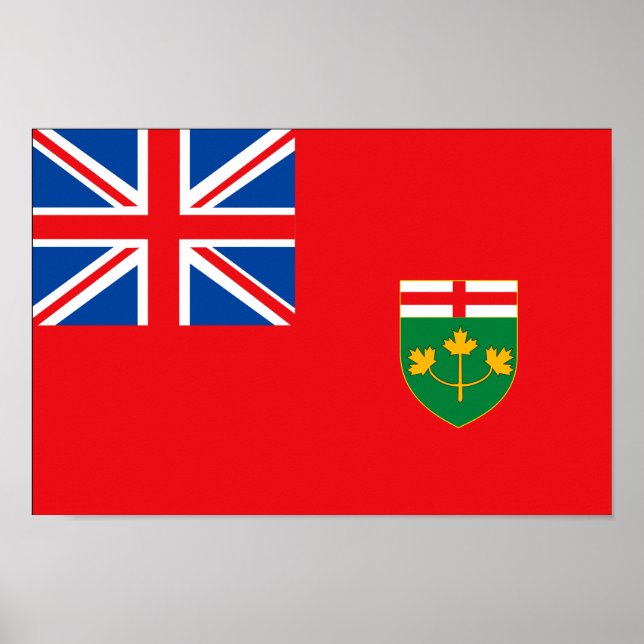 Póster Bandera ONTARIO (Frente)