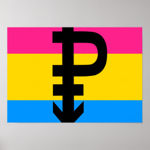 Póster Bandera Pansexual