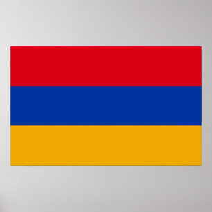 Póster Bandera patriótica armenia
