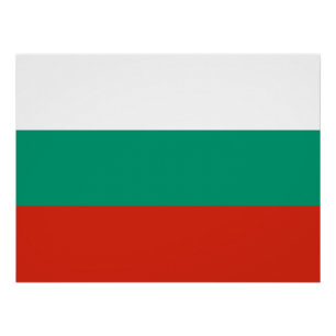 Póster Bandera patriótica búlgara