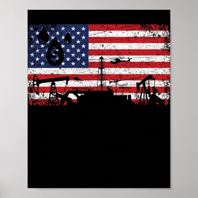 Póster Bandera Patriótica De Los Campos Elíseos Con Plata (Frente)