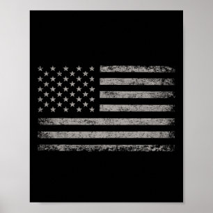 Póster Bandera Patriótica Estadounidense 4 De Julio Para 