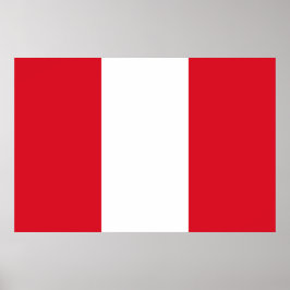 Póster Bandera peruana (Perú)