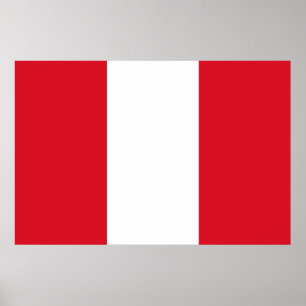 Póster Bandera peruana (Perú)